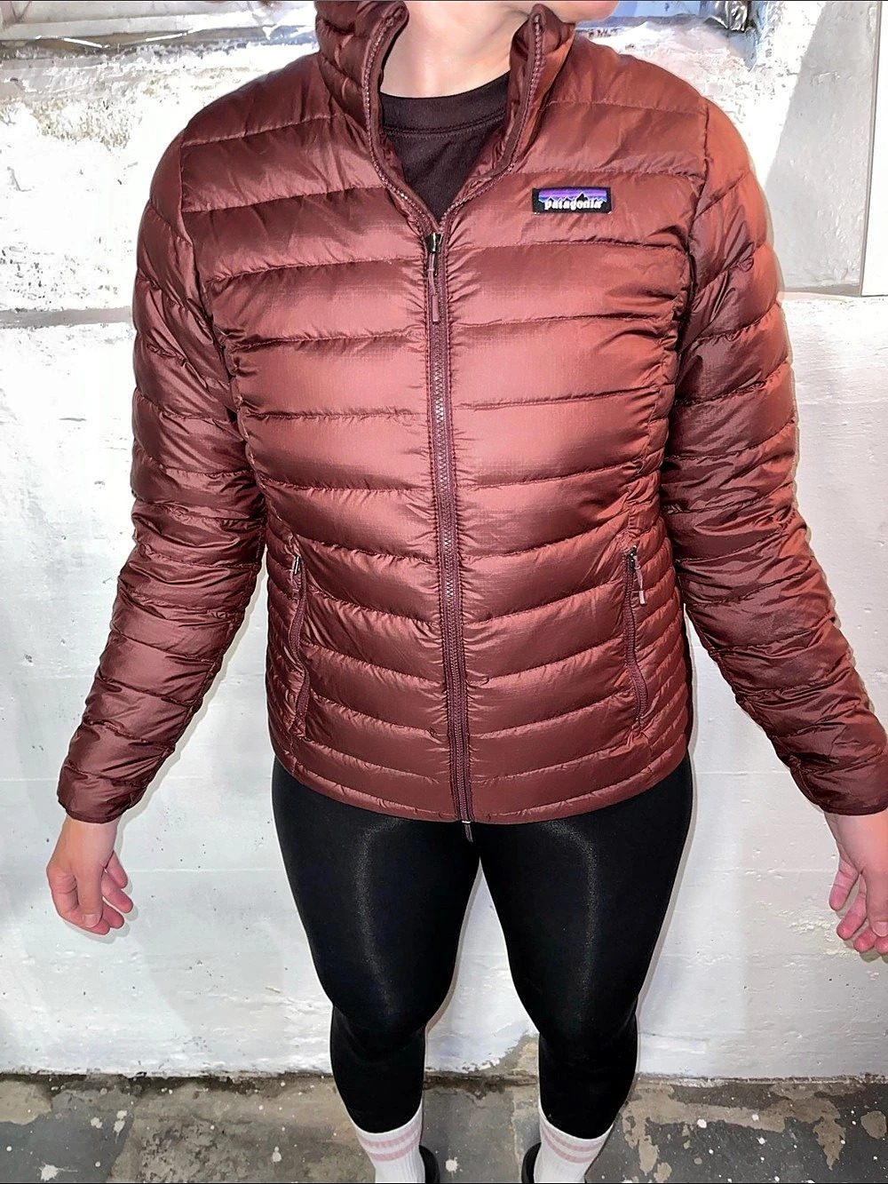 Patagonia Down Sweater Jacket Women's maroon Puffer